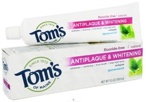 Tom's Toothpaste Antiplaque & Whitening Fluoride-free