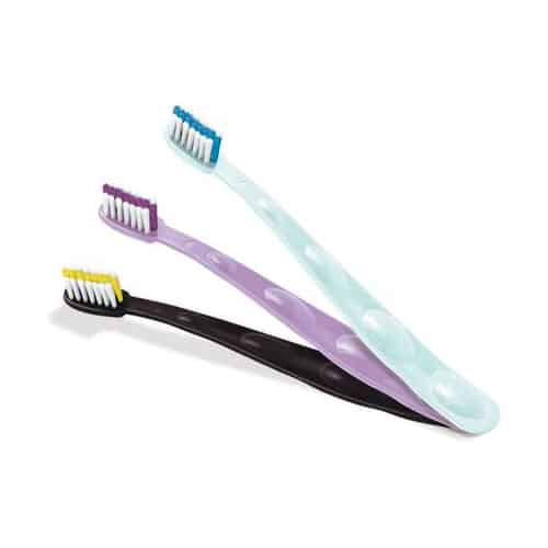 We provide Preserve Toothbrushes to our kids